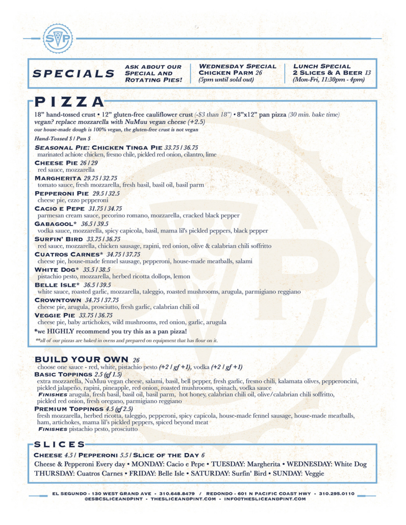 S&P_Food Menu_Back